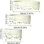 Metal Tray - Golden Islamic-style Dinner Plate