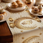 Polyester Table Runner - Rectangular Ramadan Lantern