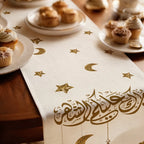 Crescent Table Runner - Islamic Ramadan Decor