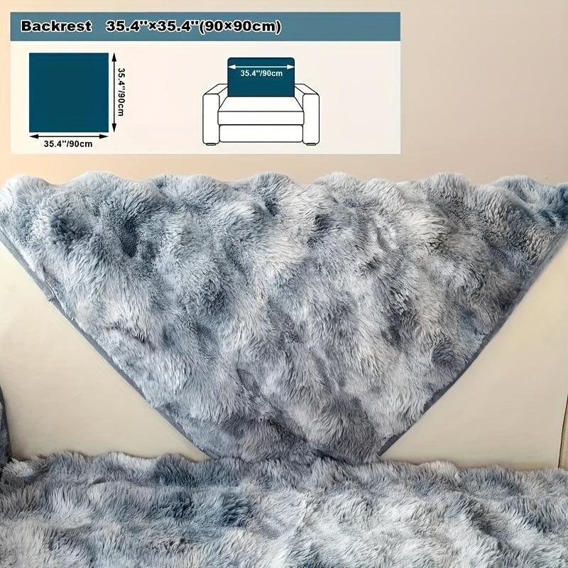 Luxurious Gradient Velvet Sofa Cover topspet