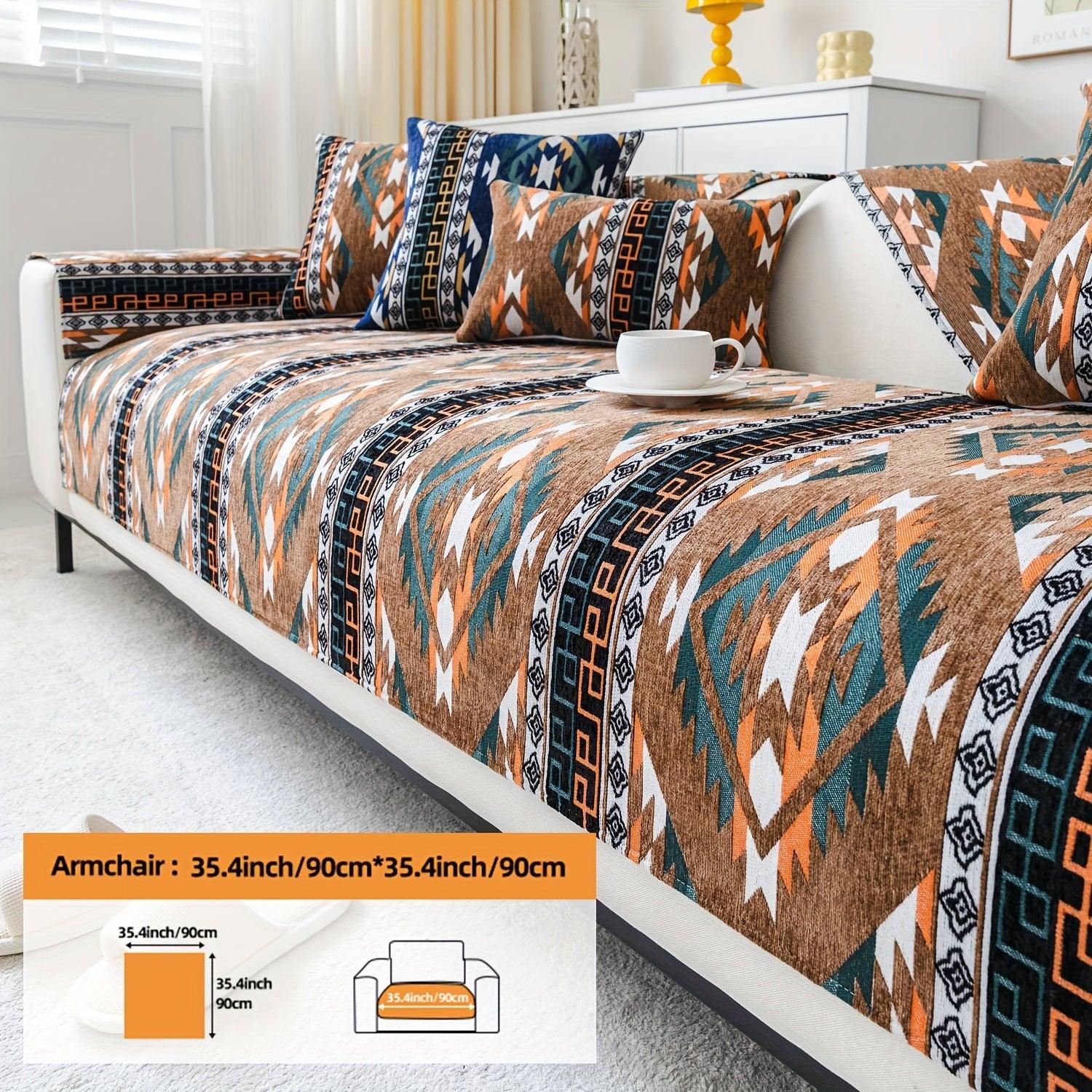 Linen Couch Slipcover | Boho Dog Proof Couch Slipcovers for All-Season topspet