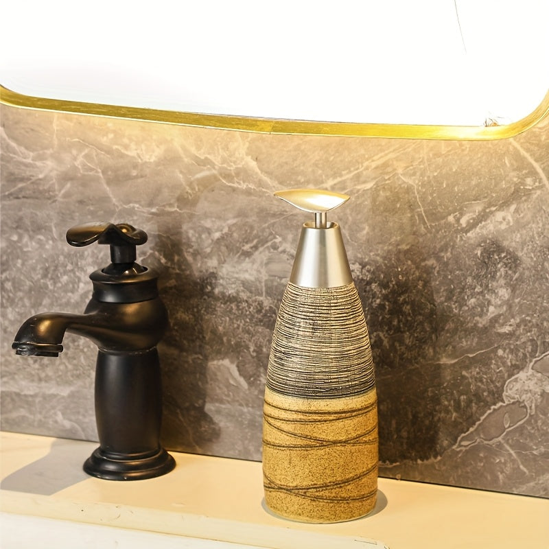 Pump Bottle - Manual Plastic Refillable