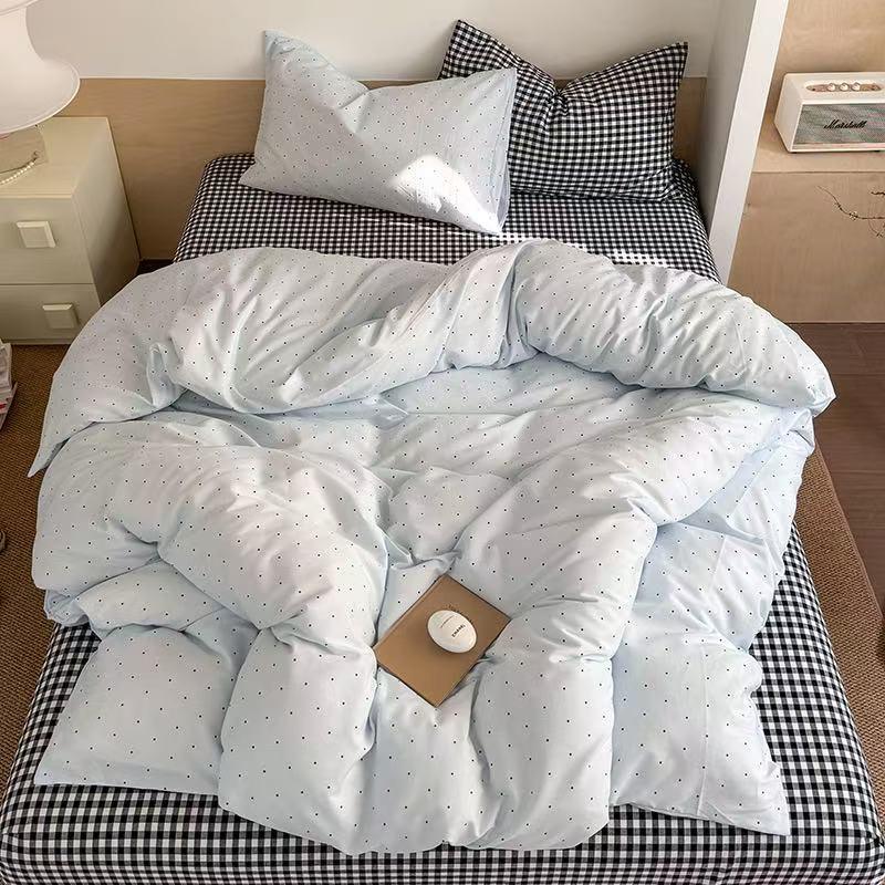 Chloe Pastel Candy Cotton Bedding Set / Mint Ever Lasting