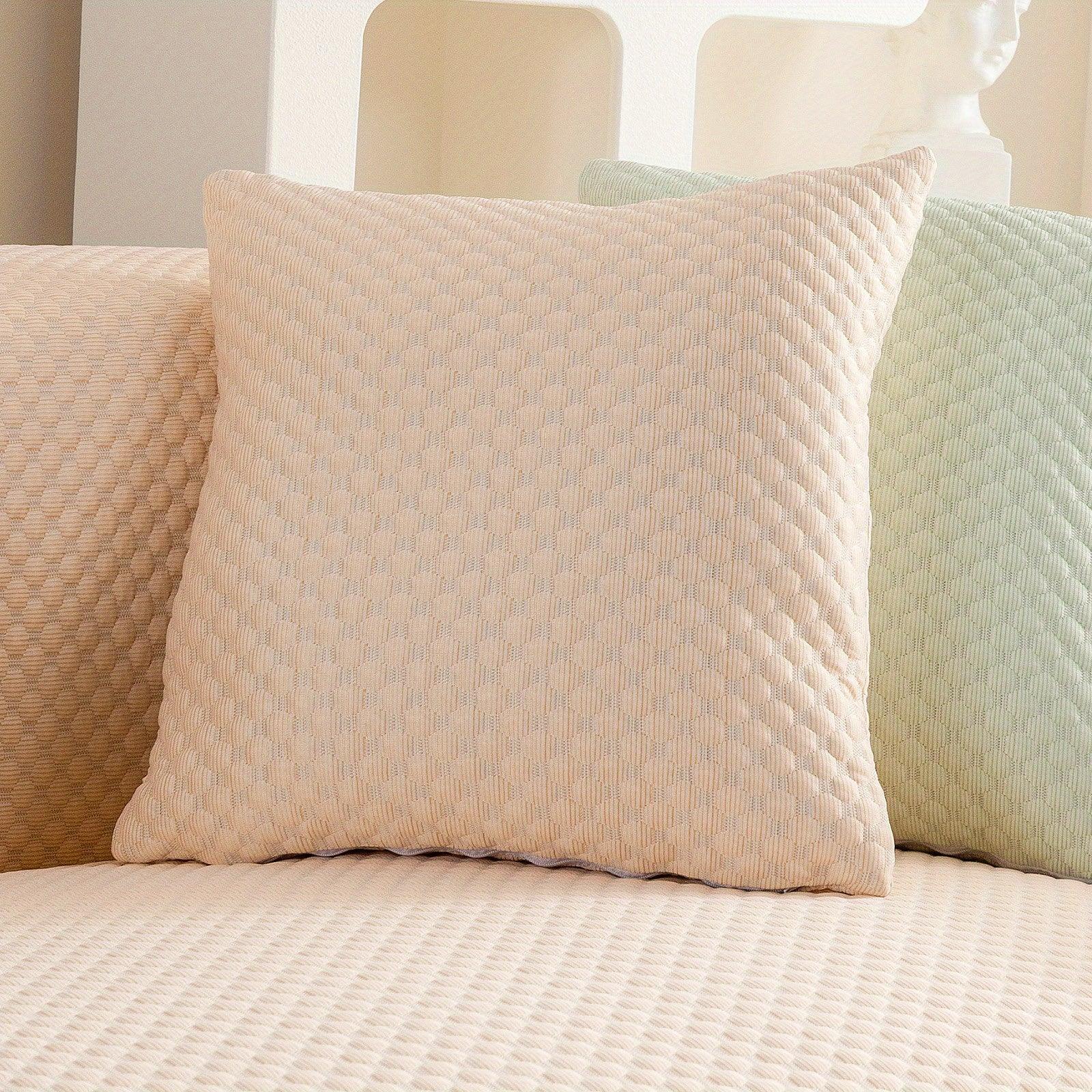 Breathable Ice Silk Light Gray Couch Cover - Cooling & Anti-Scratch topspet