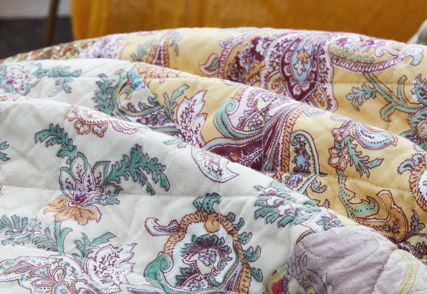 DaDa Bedding Bohemian Burgundy Red Velvet Trim Floral Paisley Patchwork Cotton Bedspread Set (JHW-868) DaDalogy Bedding Collection