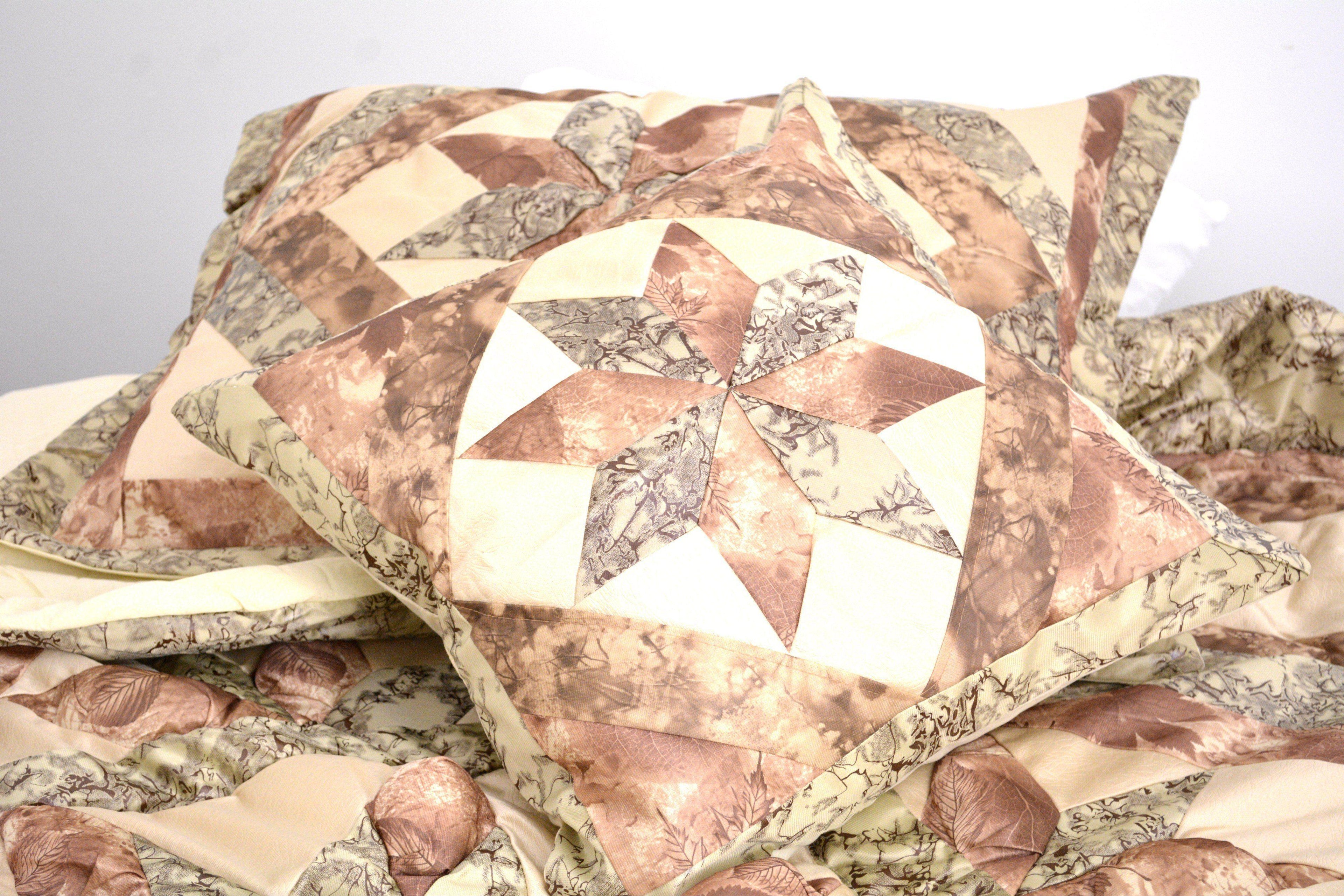 DaDa Bedding Country Rustic Camo Earthy Floral Sandy Beige Green Comforter Set (BM6118L-1) DaDalogy Bedding Collection