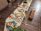 DaDa Bedding Dancing Women African Dreams Elegant Woven Tapestry Dining Table Runner (18117) DaDalogy Bedding Collection