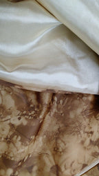 DaDa Bedding Earthy Tones Floral Brown Pleated Bed Skirt - 14" Drop (BS-BM6118L-1) DaDalogy Bedding Collection
