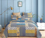 DaDa Bedding Honey Cove Garden Floral Paisley Cottage Patchwork Bedspread Set (JHW-957) DaDalogy Bedding Collection