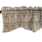DaDa Bedding Moroccan Paisley Filigree Floral Window Curtain Valance - 18" x 52" (JHW-885) DaDalogy Bedding Collection