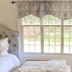 DaDa Bedding Moroccan Paisley Filigree Floral Window Curtain Valance - 18" x 52" (JHW-885) DaDalogy Bedding Collection