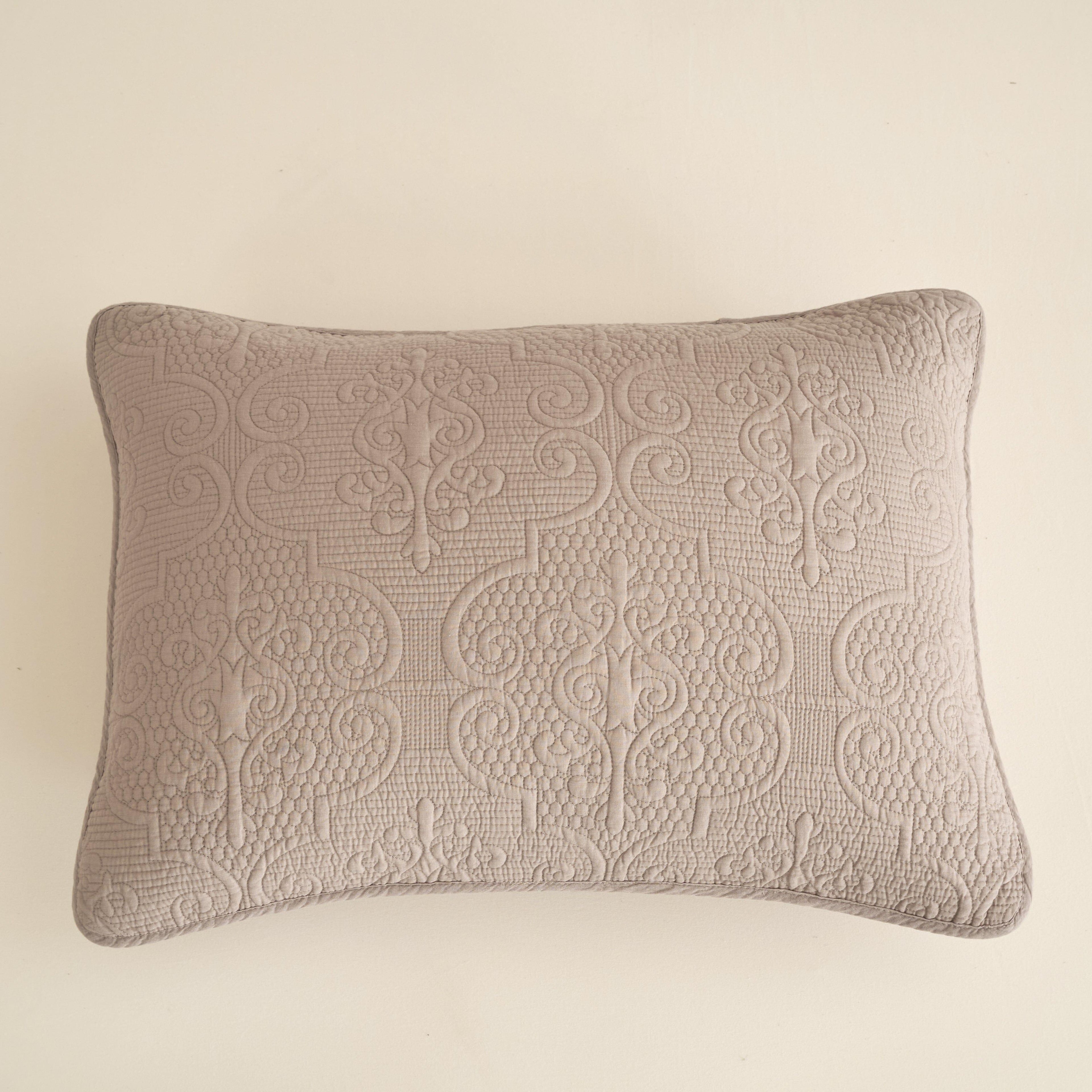 DaDa Bedding Neutral Taupe Beige Sandy Elegant Matelasse Cotton Quilted Bedspread Set (JHW-585) DaDalogy Bedding Collection