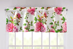 DaDa Bedding Romantic Roses Pink Floral Window Curtain Valance - 18" x 52" (JHW-879) DaDalogy Bedding Collection