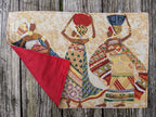 DaDa Bedding Set of 4-Pieces Dancing Women African Kwanzaa Tapestry Dining Table Placemats 13” x 19” (18117) DaDalogy Bedding Collection
