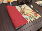 DaDa Bedding Set of 4-Pieces Dancing Women African Kwanzaa Tapestry Dining Table Placemats 13” x 19” (18117) DaDalogy Bedding Collection