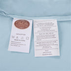 DaDa Bedding Soothing SeaFoam Sky Blue Cotton Fitted Bed Sheet w/Pillow Cases (JHW604) DaDalogy Bedding Collection