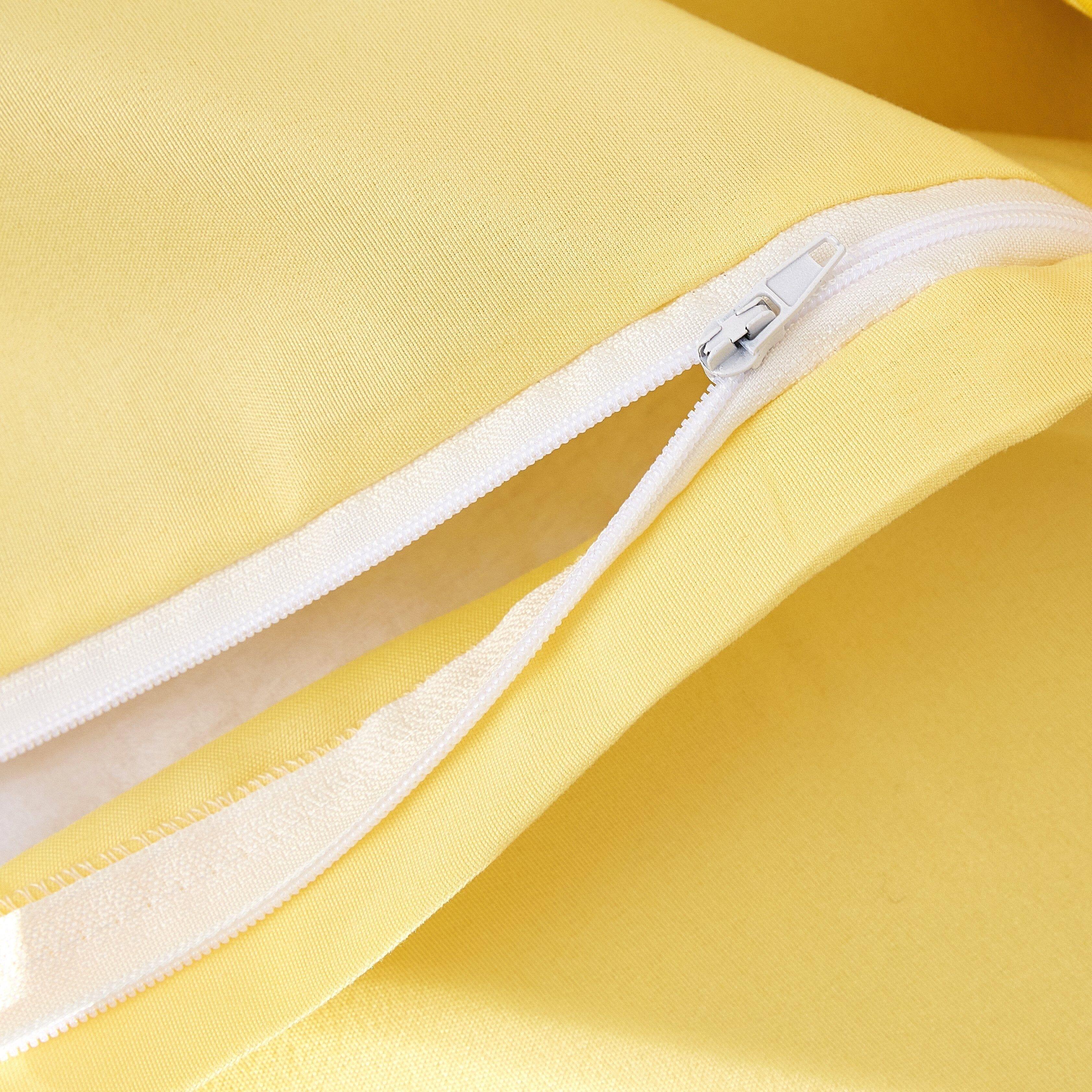 DaDa Bedding Sunshine Yellow Hummingbirds Floral Fitted Bed Sheet w/ Pillow Cases (JHW-925) DaDalogy Bedding Collection