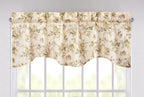 DaDa Bedding Vintage Dainty Yellow Floral Cottage Window Curtain Valance - 18" x 52" (JHW-866) DaDalogy Bedding Collection