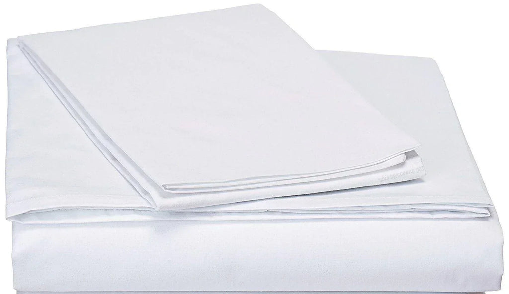 DaDa Bedding White Fitted Sheet Only & Pillow Cases Set (FTS098765) DaDalogy Bedding Collection