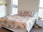 DaDa Bedding Wisteria Cottage Roses Floral Lightweight Quilted Bedspread Set (HS-1003) DaDalogy Bedding Collection
