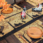 DaDalogy Bedding Set of 4 Pieces Autumn Birds Blessing Tapestry Dining Placemats 13” x 19” (Thanksgiving) DaDalogy Bedding Collection