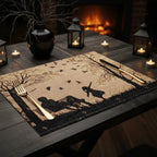 DaDalogy Bedding Set of 4 Pieces Autumn Birds Blessing Tapestry Dining Placemats 13” x 19” (Thanksgiving) DaDalogy Bedding Collection