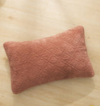 DaDalogy Bedding Terracotta Coral Brick Orange Soft Velour Corduroy Bedspread Set (JHW952) DaDalogy Bedding Collection