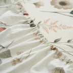 DaDalogy Enchanted Meadow Bed in a bag Set - Victoria Garden Delicate Floral Symphony in Beige, Rose, and Soft Green, Luxuriously Soft Quilted Set DaDalogy Bedding Collection