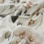 DaDalogy Enchanted Meadow Bed in a bag Set - Victoria Garden Delicate Floral Symphony in Beige, Rose, and Soft Green, Luxuriously Soft Quilted Set DaDalogy Bedding Collection