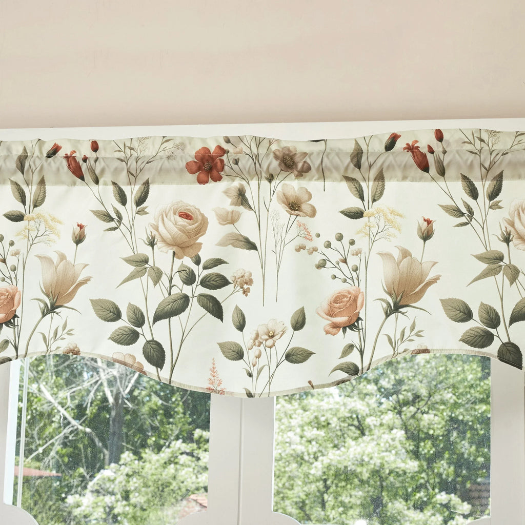 DaDalogy Enchanted Meadow Bed in a bag Set - Victoria Garden Delicate Floral Symphony in Beige, Rose, and Soft Green, Luxuriously Soft Quilted Set DaDalogy Bedding Collection