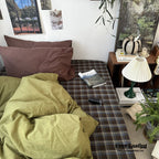 Dark Plaid Goblin Bedding Set