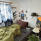 Dark Plaid Goblin Bedding Set