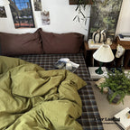 Dark Plaid Goblin Bedding Set