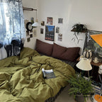 Dark Plaid Goblin Bedding Set