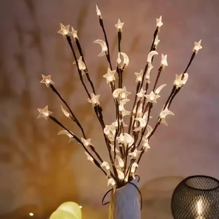 Night Light - 20 LED Plastic Branch