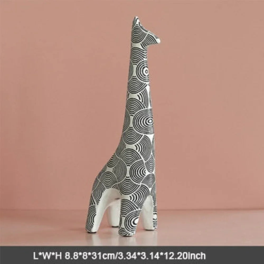 Creative Home Decor Animal Figurines, angled view - House Of Avana
