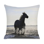 Home Decor Bedroom Pillowcase Horse Print Farmhouse Animal Cushion Cover Pillow, lifestyle image - House Of Avana