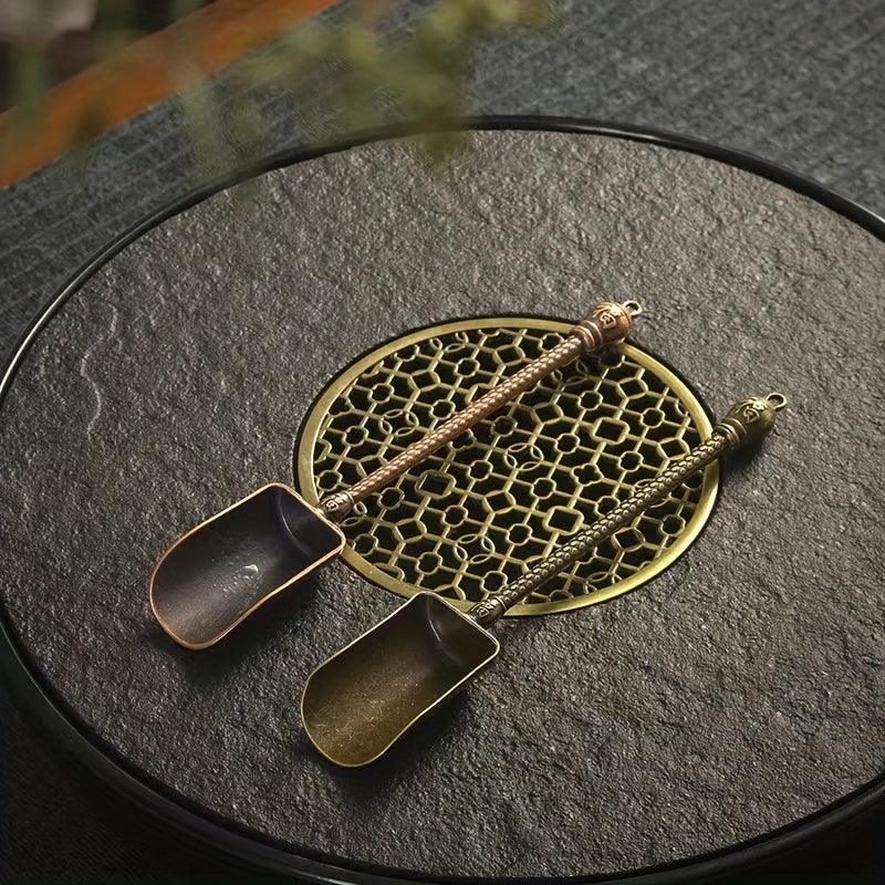 S/s Vintage Metal Tea Spoons Set, Retro Shaped Holiday Ornaments, Christmas Party Home Decor, No... - House Of Avana