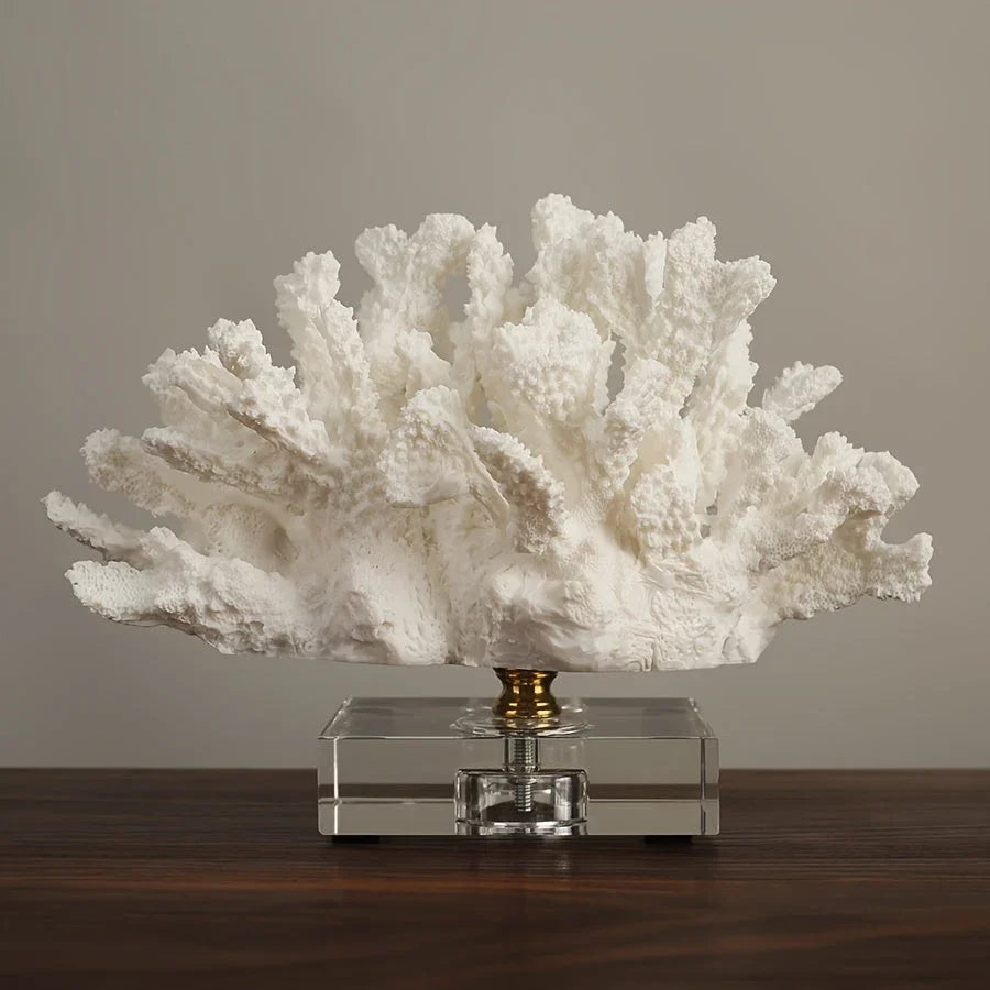Artificial Resin Coral Decor - Realistic Faux Coral Ornament, Ocean Coral Reef Handicrafts, Home... - House Of Avana