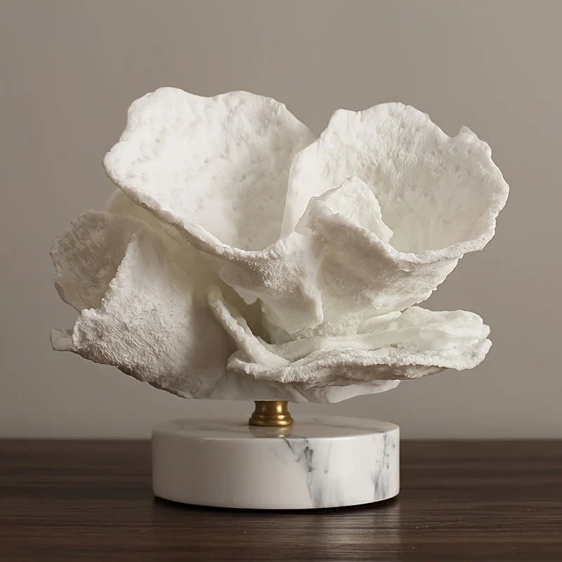 Artificial Resin Coral Decor - Realistic Faux Coral Ornament, Ocean Coral Reef Handicrafts, Home... - House Of Avana