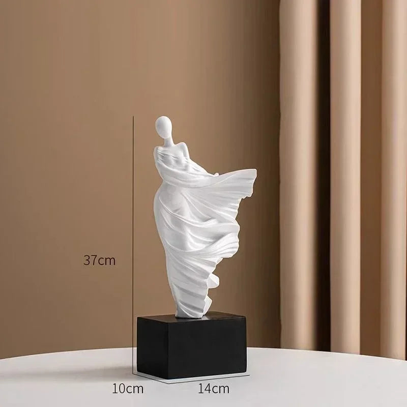 Modern Decor Portrait Sculpture Resin Sculptur Art Senior Statue Living Room Home Decoration Office Desk... - House Of Avana
