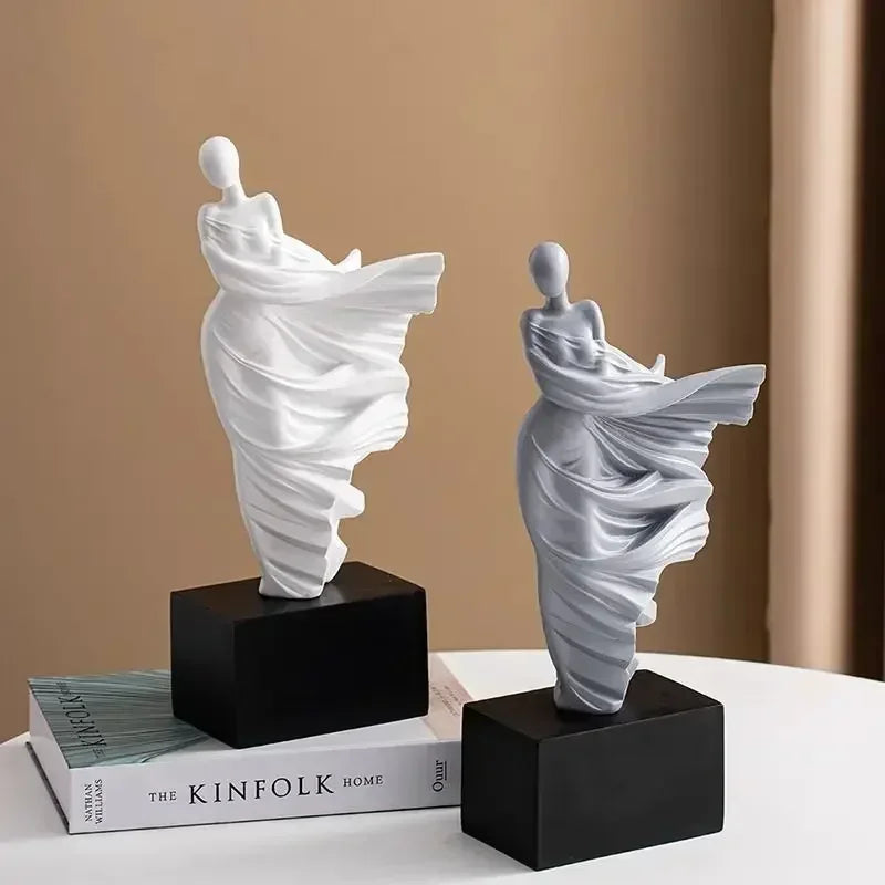 Modern Decor Portrait Sculpture Resin Sculptur Art Senior Statue Living Room Home Decoration Office Desk... - House Of Avana