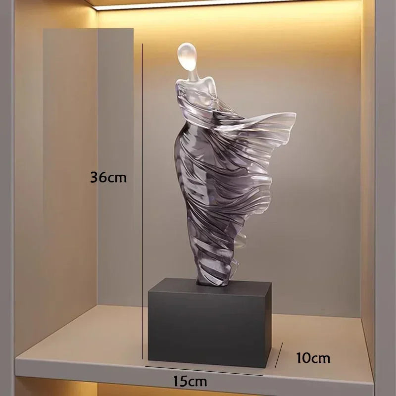 Modern Decor Portrait Sculpture Resin Sculptur Art Senior Statue Living Room Home Decoration Office Desk... - House Of Avana