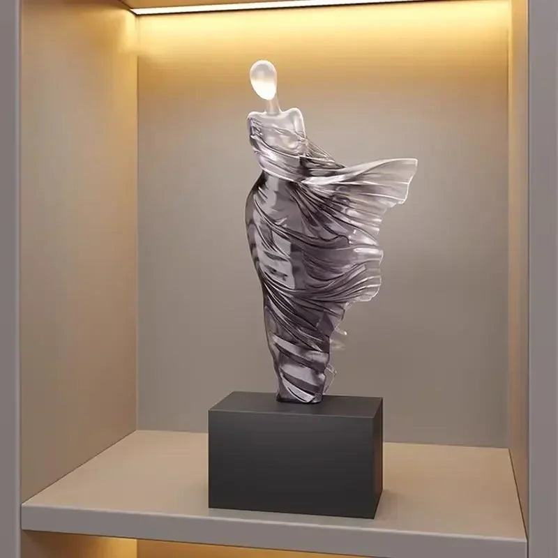 Modern Decor Portrait Sculpture Resin Sculptur Art Senior Statue Living Room Home Decoration Office Desk... - House Of Avana