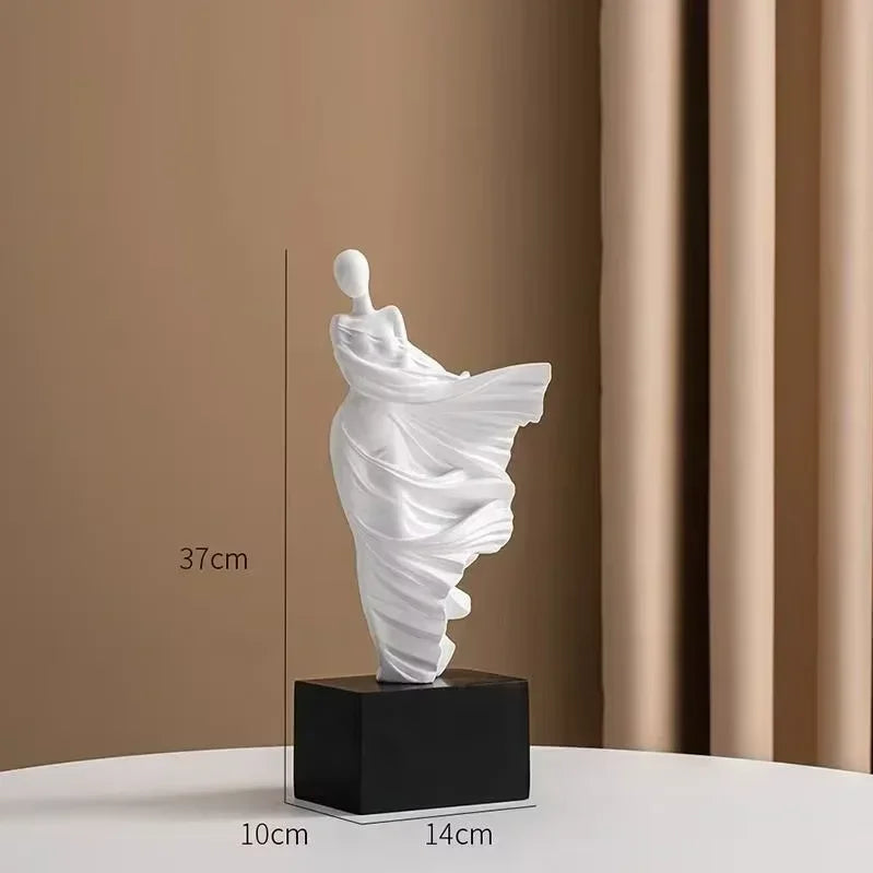 Modern Decor Portrait Sculpture Resin Sculptur Art Senior Statue Living Room Home Decoration Office Desk... - House Of Avana
