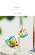 Handmade Glass Conch Art Decoration, Ocean Series Home Decor, Collectible Handmade Art Sculpture, Party... - House Of Avana