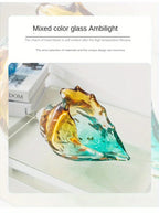 Handmade Glass Conch Art Decoration, Ocean Series Home Decor, Collectible Handmade Art Sculpture, Party... - House Of Avana