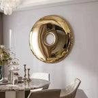 Nordic Wall Decor - Stainless Steel Modern, front view - House Of Avana