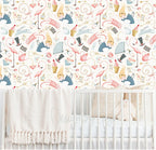 Alice in Wonderland - Nursery Wall Decor Wallpapers, front view - House Of Avana