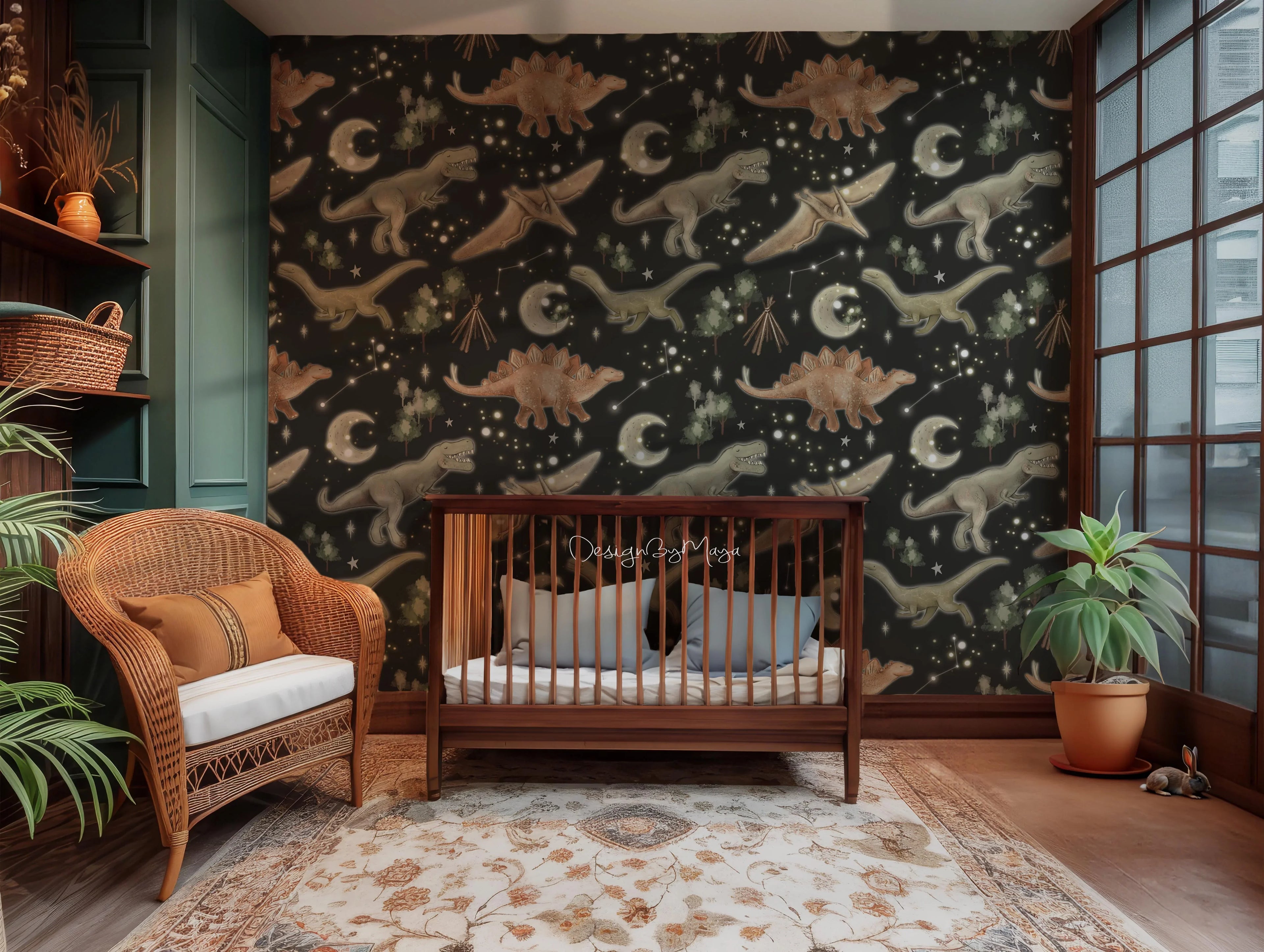 Arrows Forest - Nursery Wall Decor Wallpapers, lifestyle image - House Of Avana